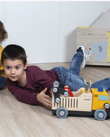 Camion din lemn, Janod, Brico'Kids, de construit