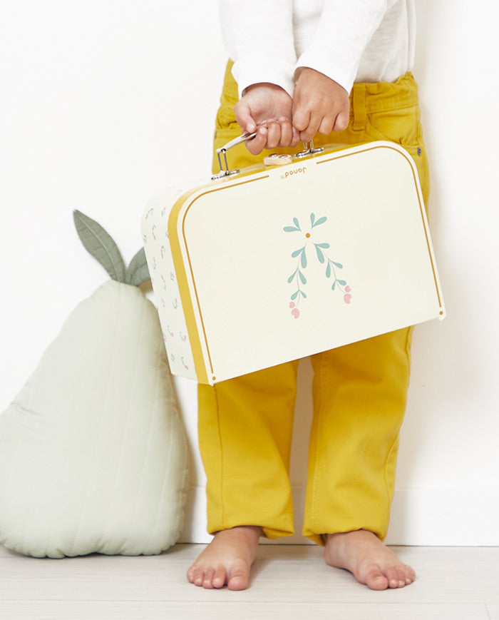 Set de masa, Janod, Shiny Grandma, cu valiza si 24 accesorii, 3 ani+