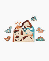 Puzzle muzical, Janod, Dinozauri, 5 piese, 18 luni+
