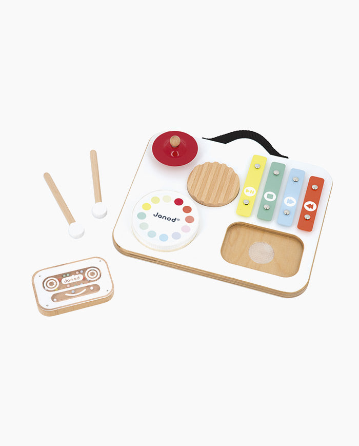 Tablita muzicala din lemn, Janod, Confetti, 12 luni+