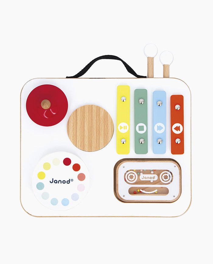 Tablita muzicala din lemn, Janod, Confetti, 12 luni+