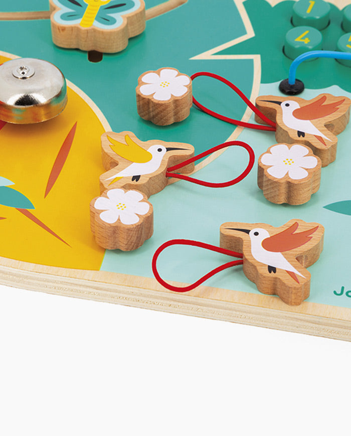 Panou cu activitati, Janod, Tropik, Crocodil, 18 luni+