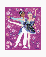 Set creativ cu perle, Janod, Dansatori, 5 ani+