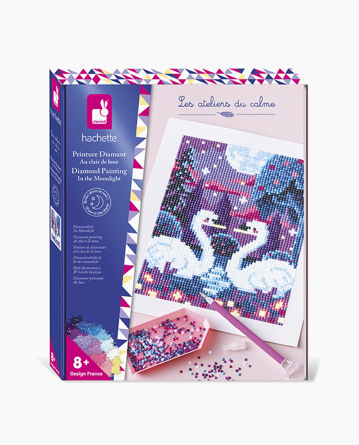 Set pentru creatie, Janod, Fosforescent, Sub Lumina Lunii, 9 ani+