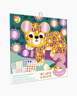 Set creativ mozaic, Janod, stickere metalice, 5 ani+