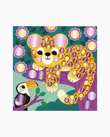 Set creativ mozaic, Janod, stickere metalice, 5 ani+