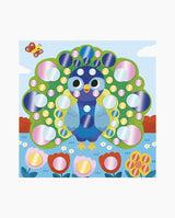 Set creativ mozaic, Janod, stickere metalice, 5 ani+