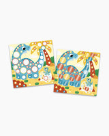 Set creativ mozaic, Janod, stickere metalice, 5 ani+