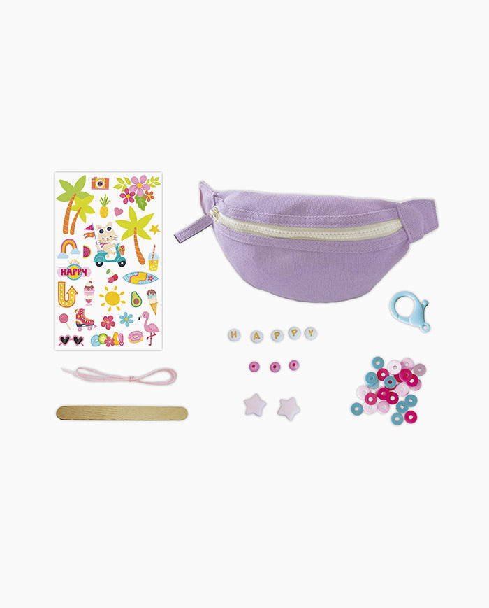 Borseta mov pentru decorat, Janod, 7 ani+