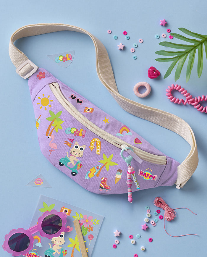 Borseta mov pentru decorat, Janod, 7 ani+