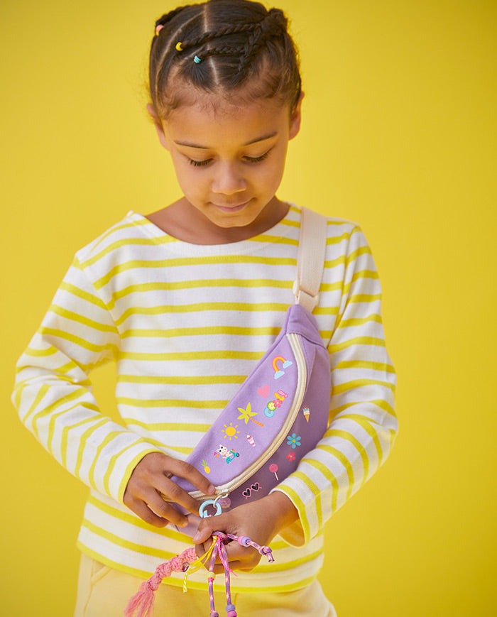 Borseta mov pentru decorat, Janod, 7 ani+