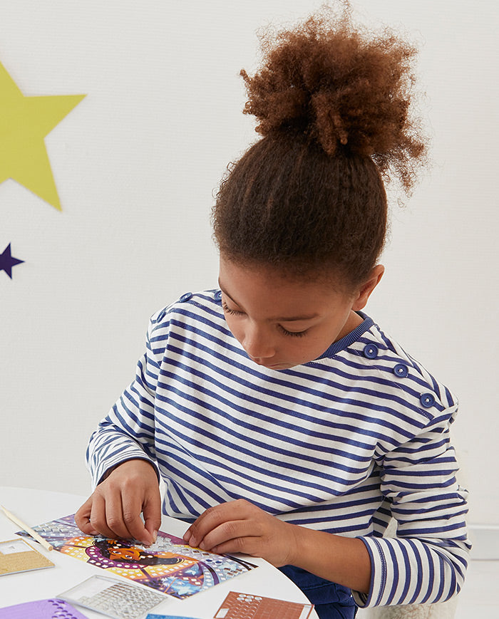 Set creativ mozaic, Janod, Magic School, 7 ani+