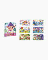 Set creativ, Janod, stickere Taramuri Magice, 3 ani+