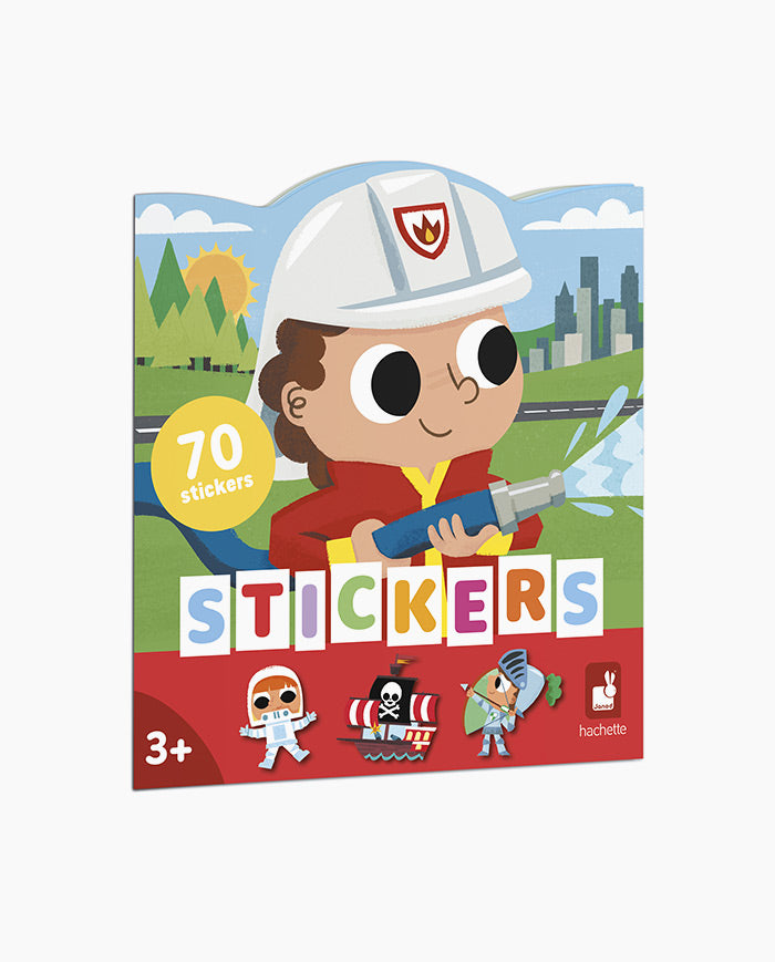 Set creativ, Janod, stickere Aventuri, 3 ani+