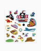 Set creativ, Janod, stickere Aventuri, 3 ani+