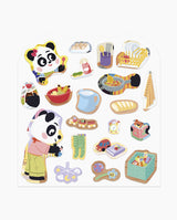 Set creativ, Janod, stickere Ziua mea, 3 ani+