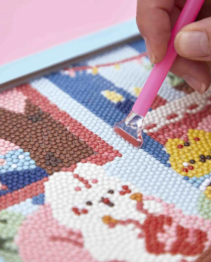 Joc creativ pentru decorat Strass Cosy, Janod, Casa fericita, 14 ani+