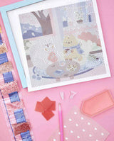 Joc creativ pentru decorat Strass Cosy, Janod, Casa fericita, 14 ani+