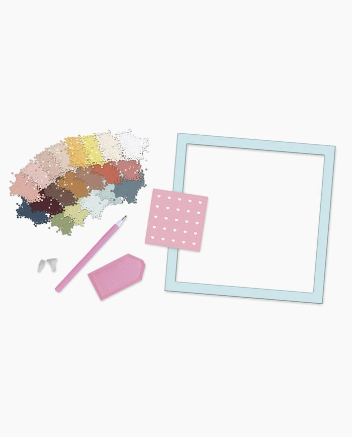 Joc creativ pentru decorat Strass Cosy, Janod, Casa fericita, 14 ani+