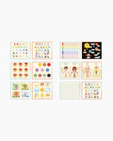 Tablita reglabila din lemn, Janod, 24 piese, 3 ani+