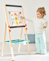 Tablita reglabila din lemn, Janod, 24 piese, 3 ani+