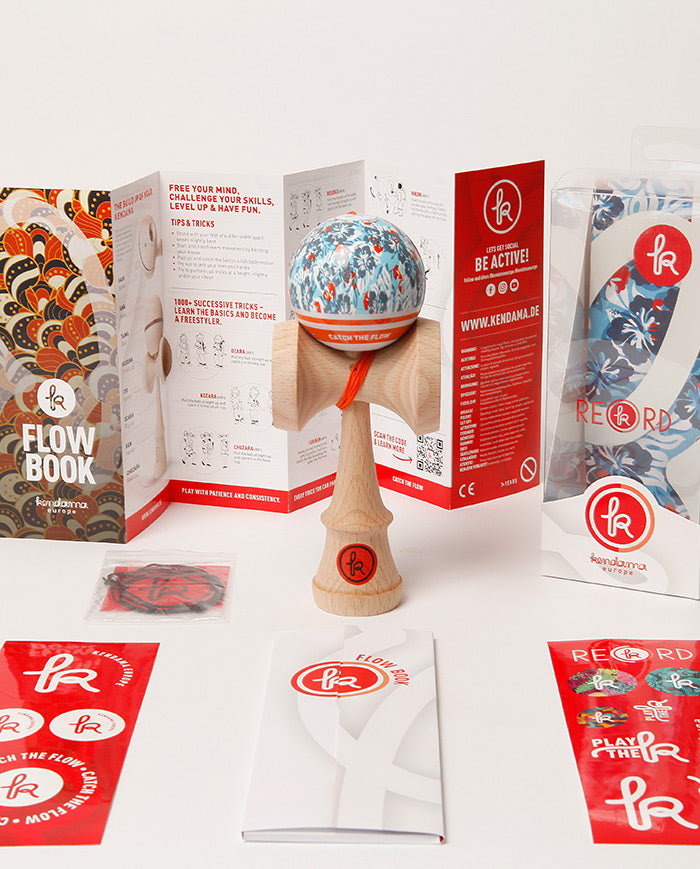 Kendama Record Plus, Aqua, Sticky Mc, Aloha, 7 ani+