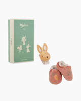 Cutie cadou pentru bebelusi, Kaloo, Botosei si bratara iepuras