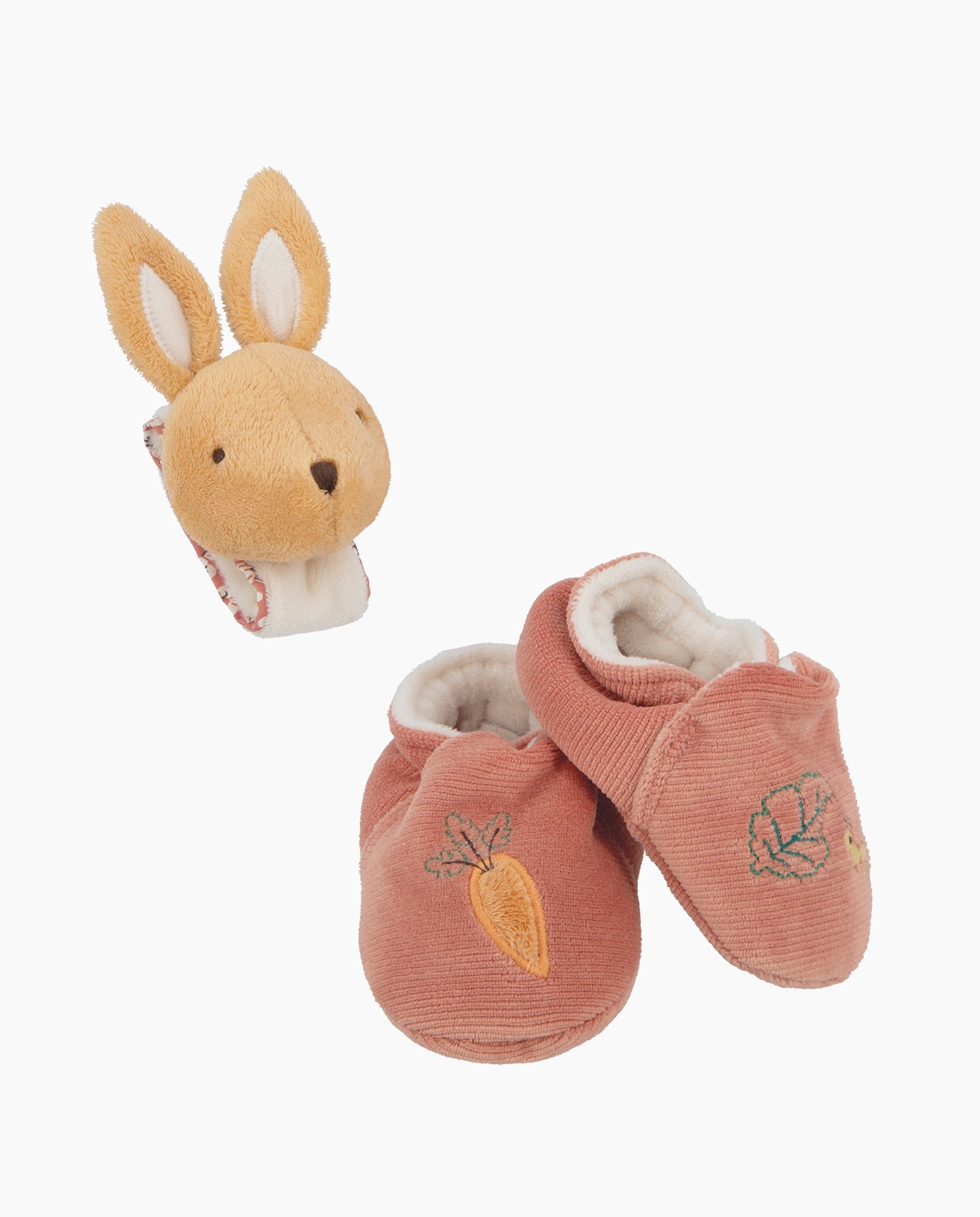 Cutie cadou pentru bebelusi, Kaloo, Botosei si bratara iepuras