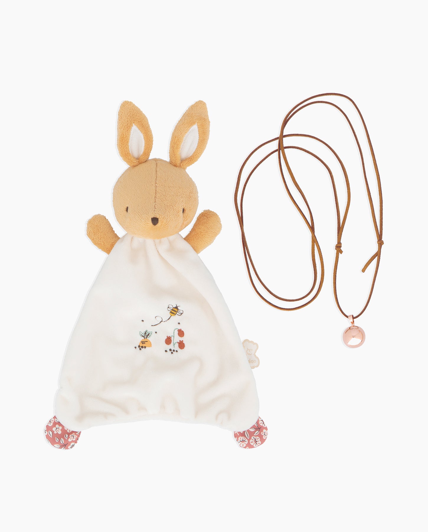 Cutie cadou pentru bebelusi, Kaloo, Bola si doudou iepuras