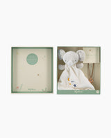 Cutie cadou pentru bebelusi, Kaloo, Bola si doudou elefant