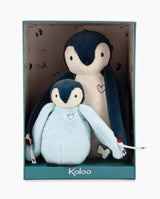 Set 2 pinguini din plus, Kaloo, albastru