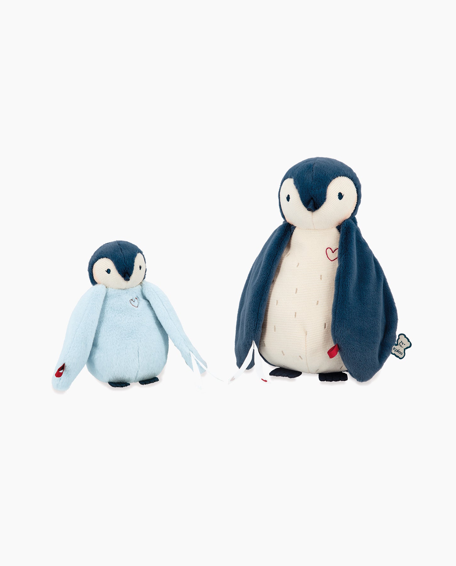 Set 2 pinguini din plus, Kaloo, albastru
