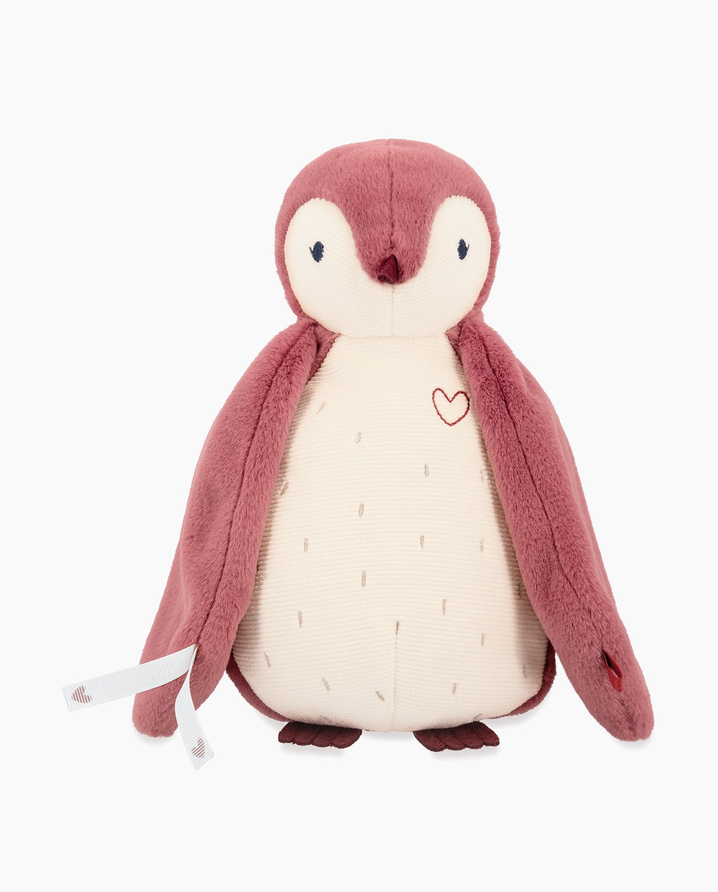 Jucarie din plus, Kaloo, pinguin roz, cu zgomot, 25 cm