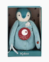 Jucarie din plus, Kaloo, cu batista, pinguin verde, 20 cm