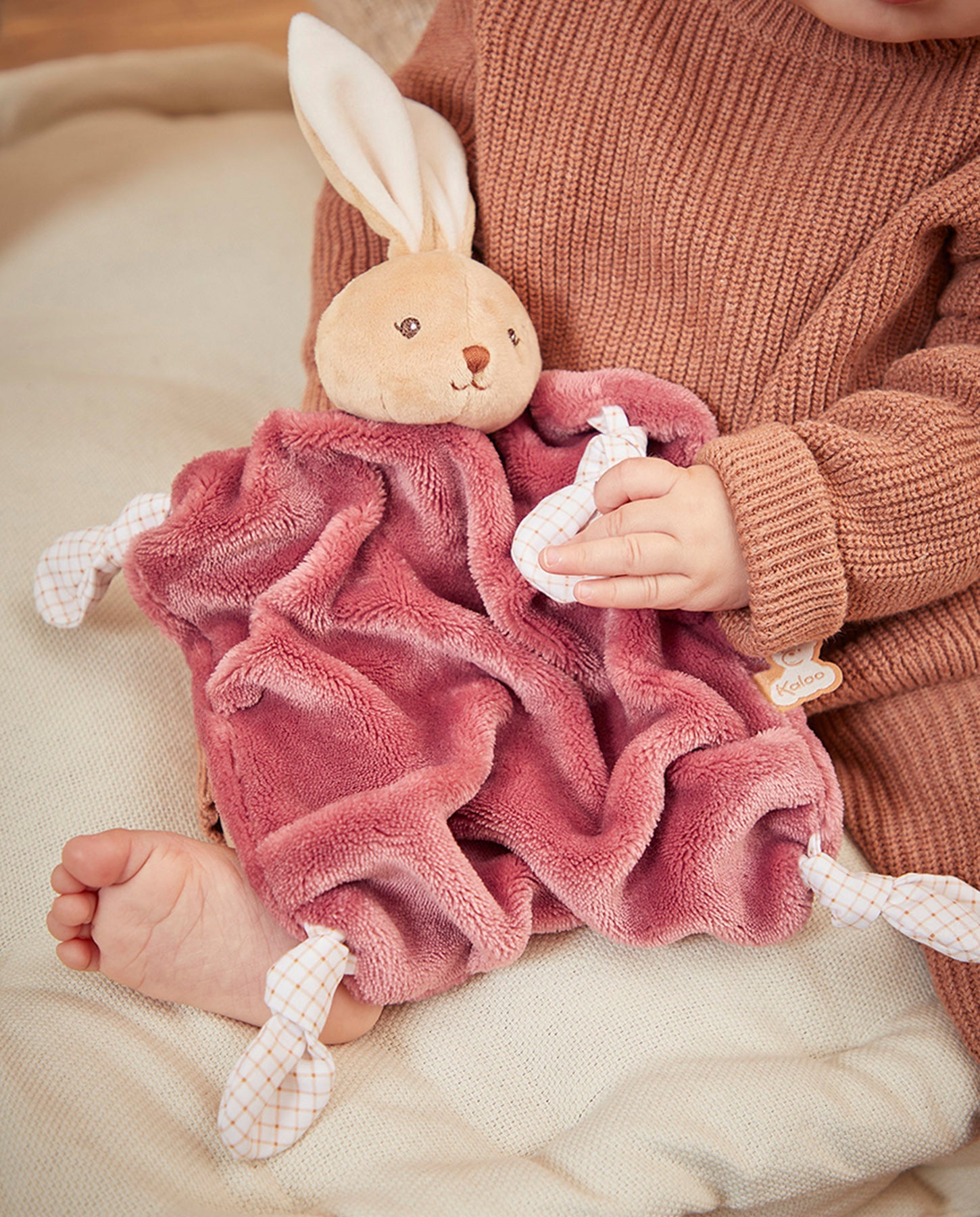 Jucarie doudou, Kaloo, Iepuras, 24 cm