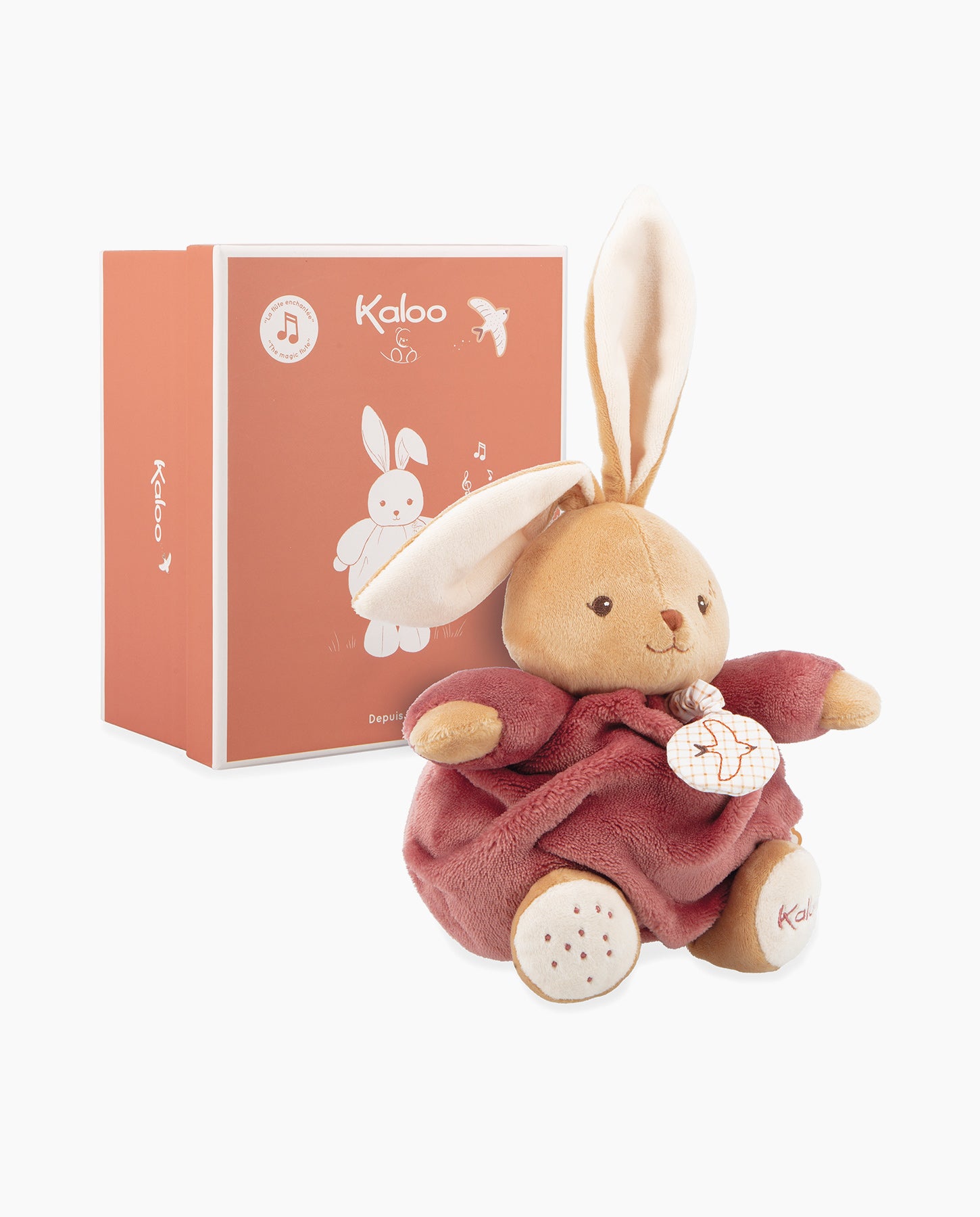 Iepuras de plus, Kaloo, Patapouf, cu sunete, 17 cm