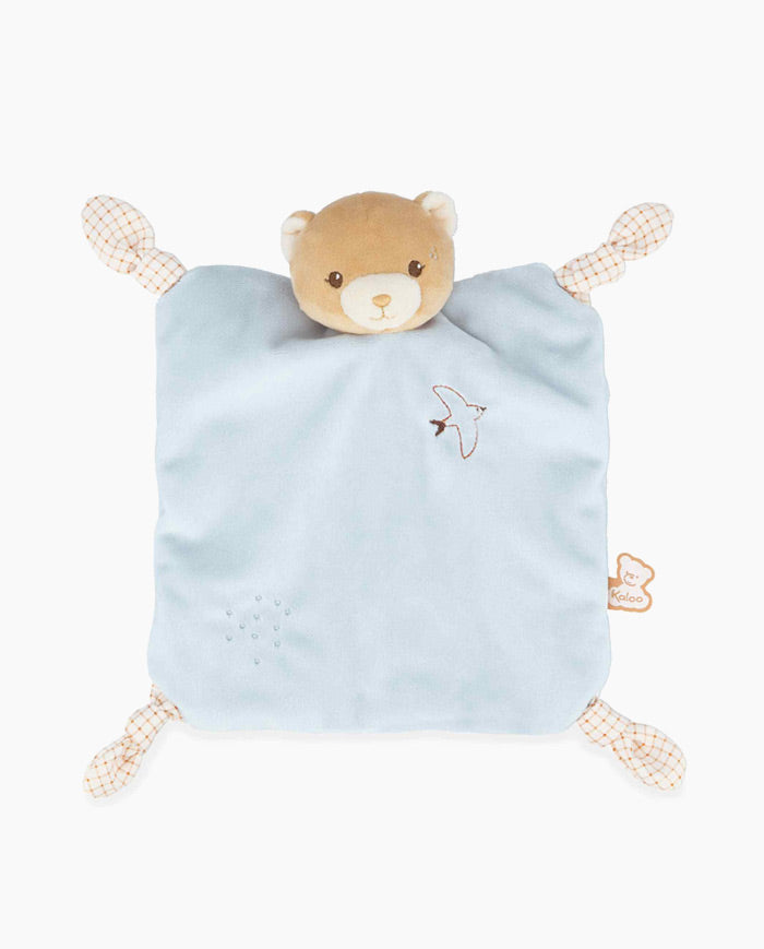 Jucarie doudou, Kaloo, Ursulet albastru, 24 cm