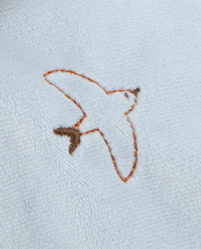 Jucarie doudou, Kaloo, Ursulet albastru, 24 cm