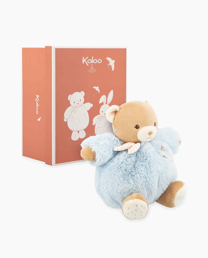 Ursulet de plus, Kaloo, Patapouf, albastru, 17 cm