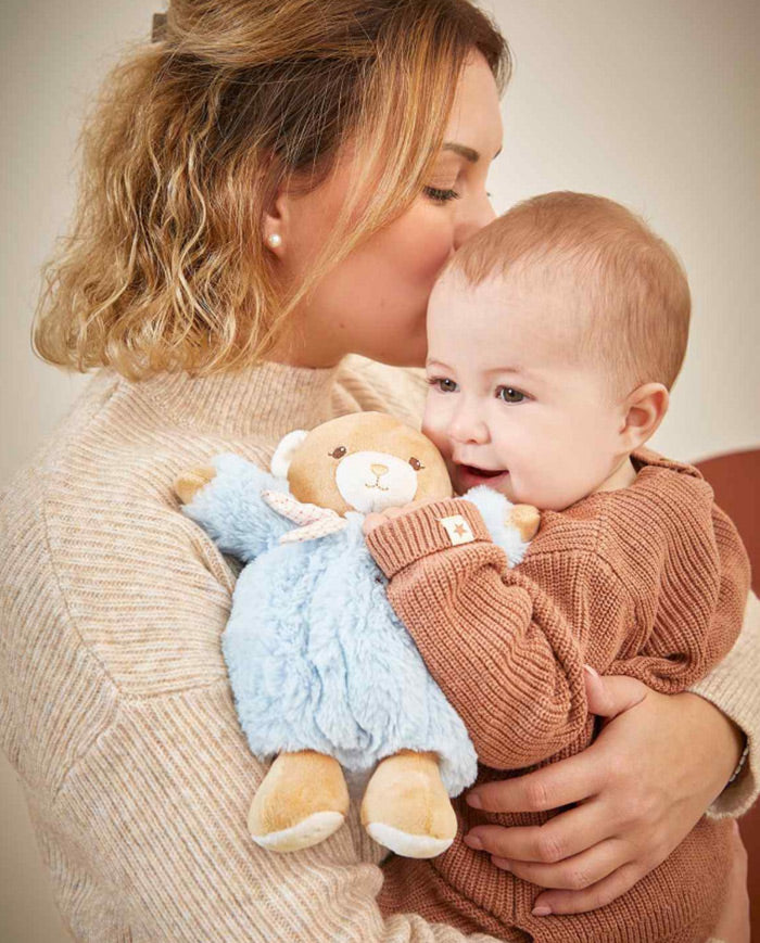 Ursulet de plus, Kaloo, Patapouf, albastru, 17 cm