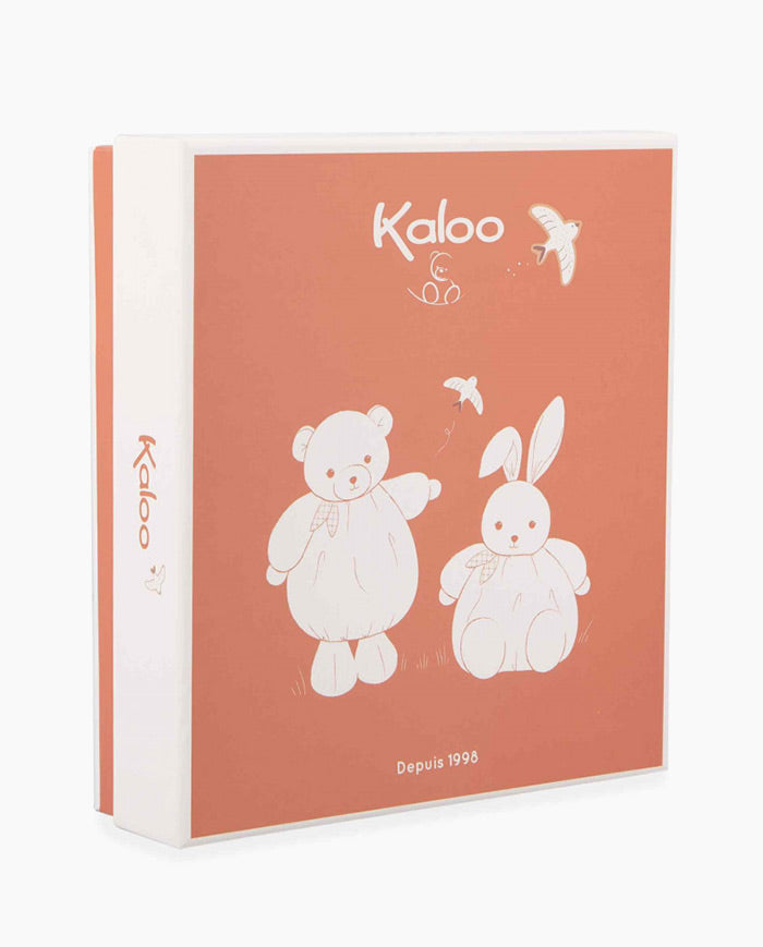 Jucarie doudou, Kaloo, Iepuras roz, 26 cm