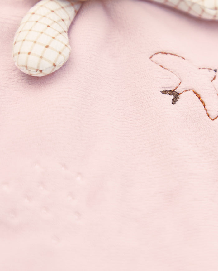 Jucarie doudou, Kaloo, Iepuras roz, 26 cm