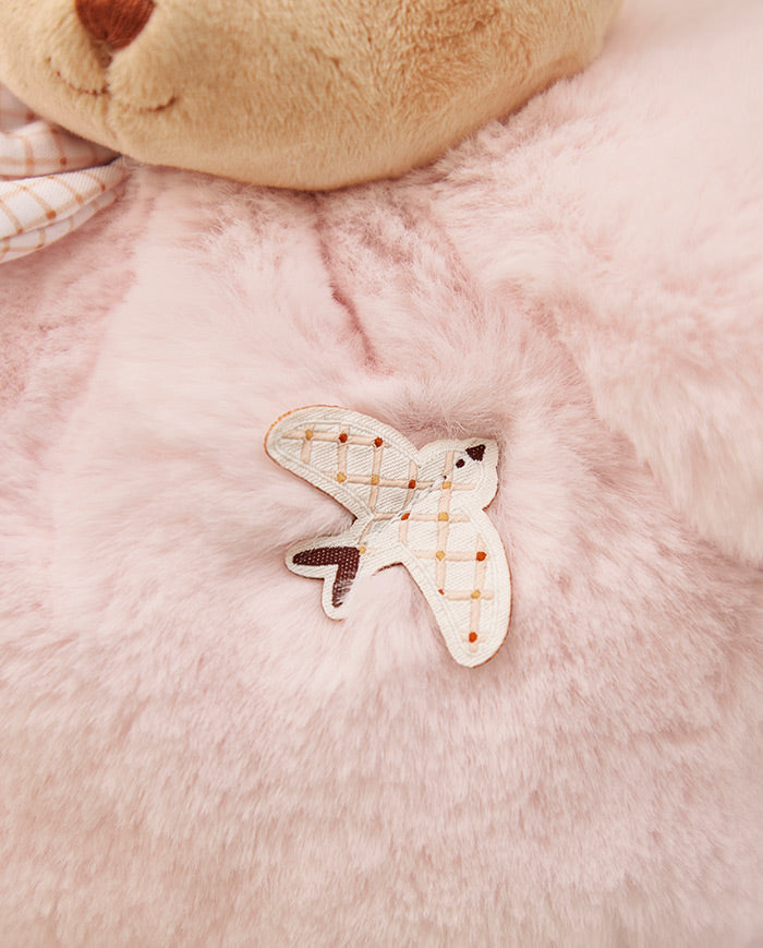 Iepuras de plus, Kaloo, Patapouf, roz, 17 cm