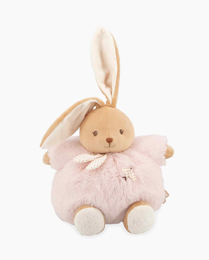 Iepuras de plus, Kaloo, Patapouf, roz, 17 cm