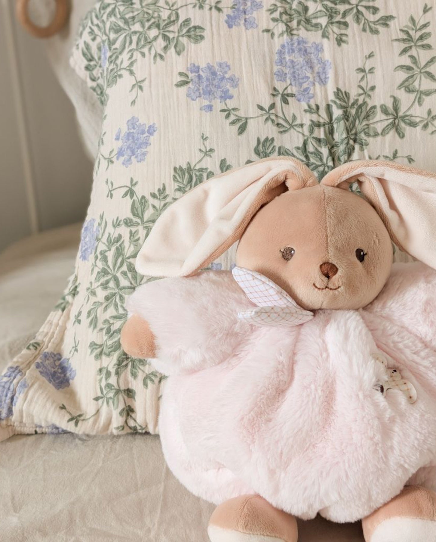 Iepuras de plus, Kaloo, Patapouf, cream, 17 cm