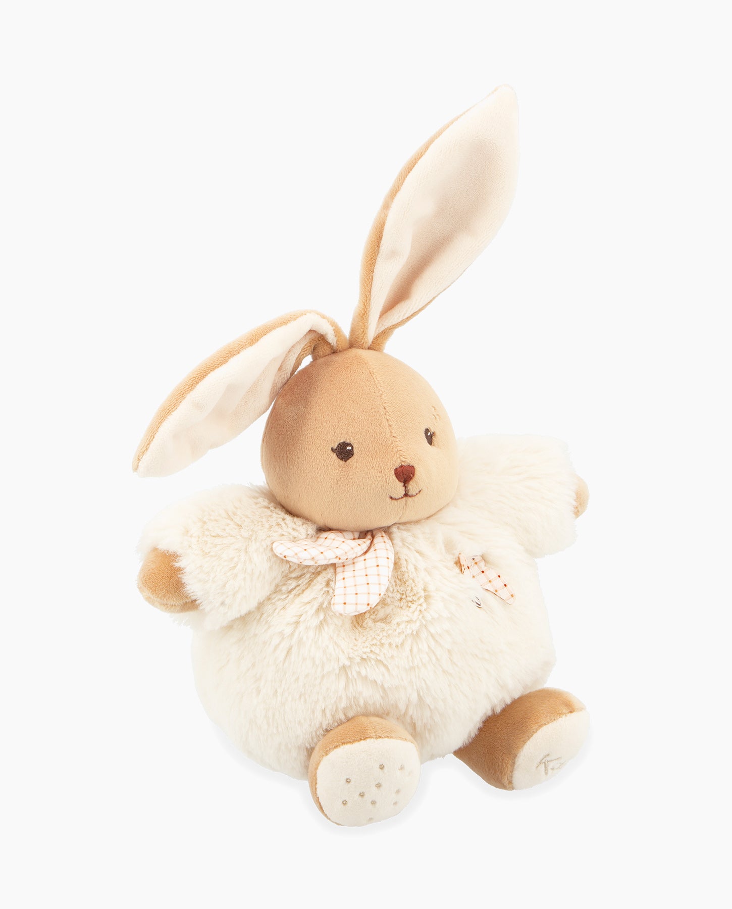 Iepuras de plus, Kaloo, Patapouf, cream, 17 cm