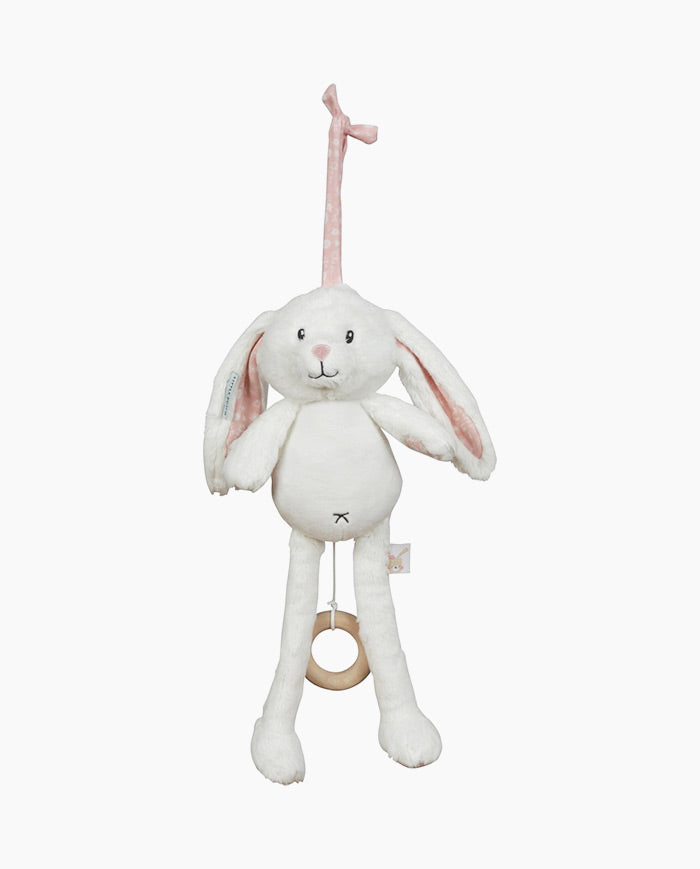Iepuras muzical pentru patut, Little Dutch, Adventure, 40 cm