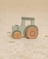 Tractor din lemn, Little Dutch, Little Farm, 1 an+