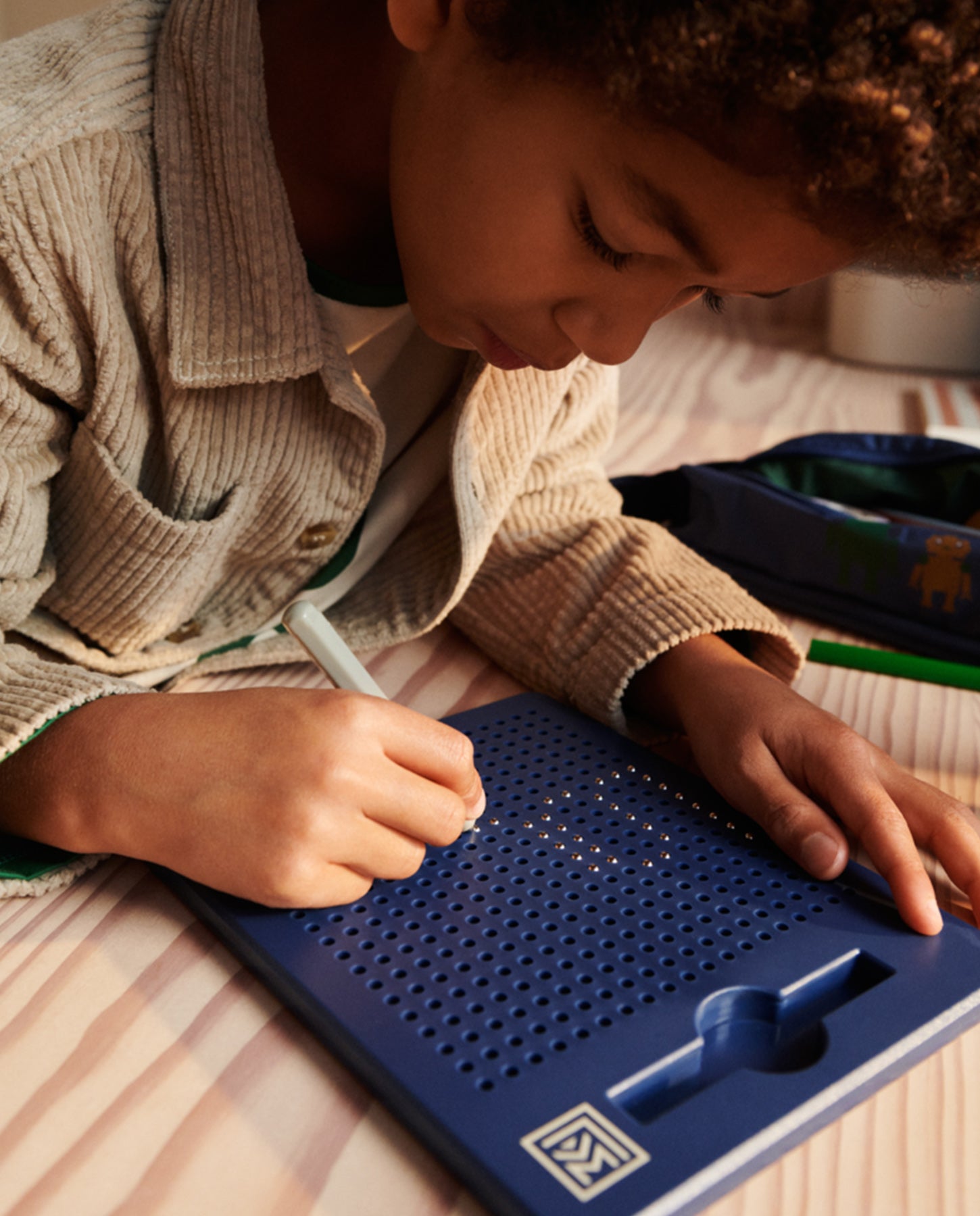 Tableta magnetica, Liewood, Annelise, Indigo Blue, 3 ani+