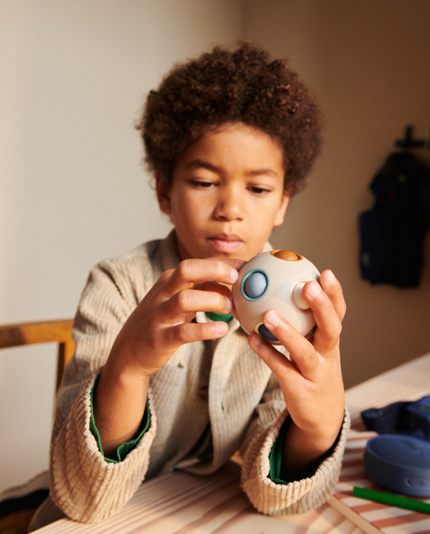 Set de doua mingi puzzle, Liewood, Solene, Ice Blue, 3 ani+